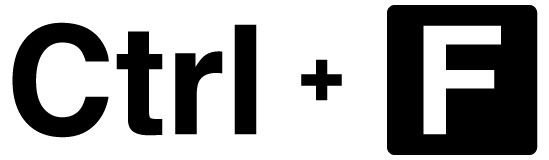 Ctrl + F logo