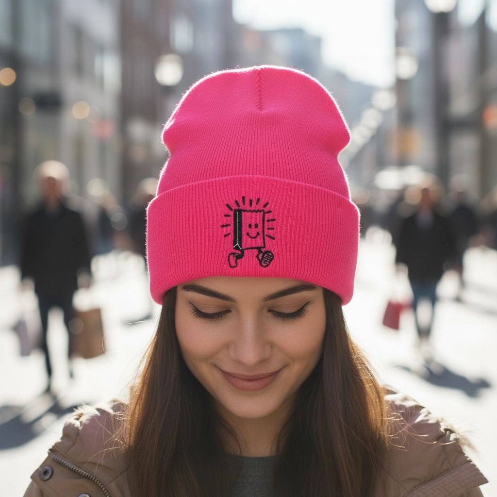 Woman in pink Hamilton Day toque