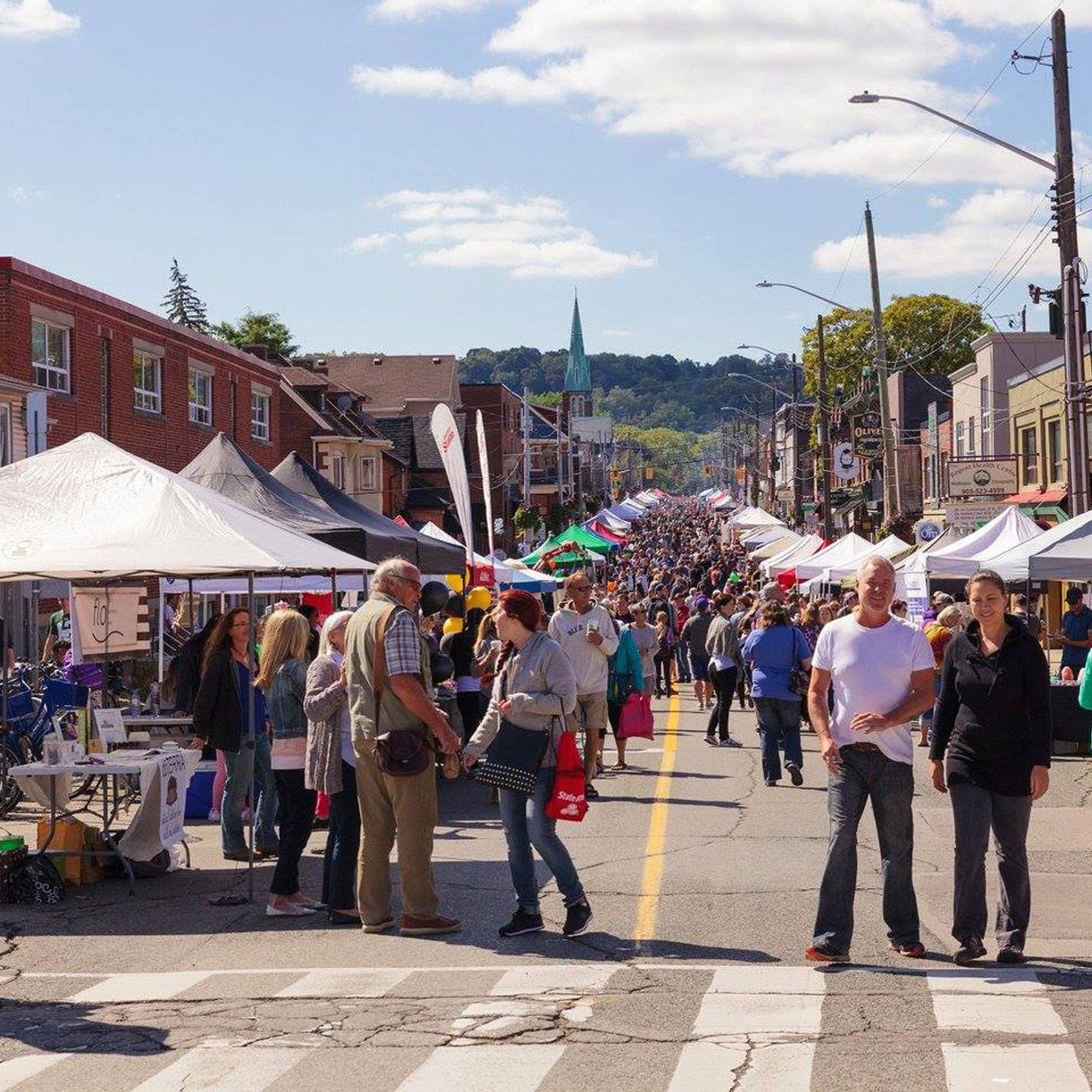 People shopping on Locke Street
