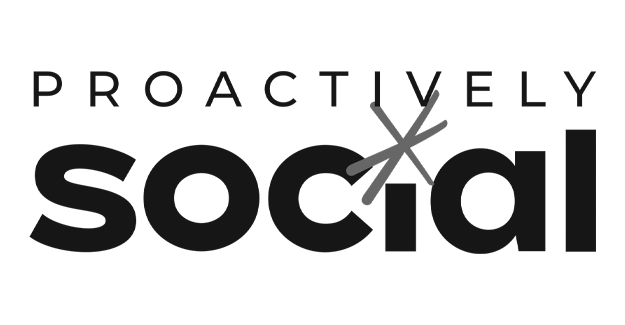 Proactively Social logo in black